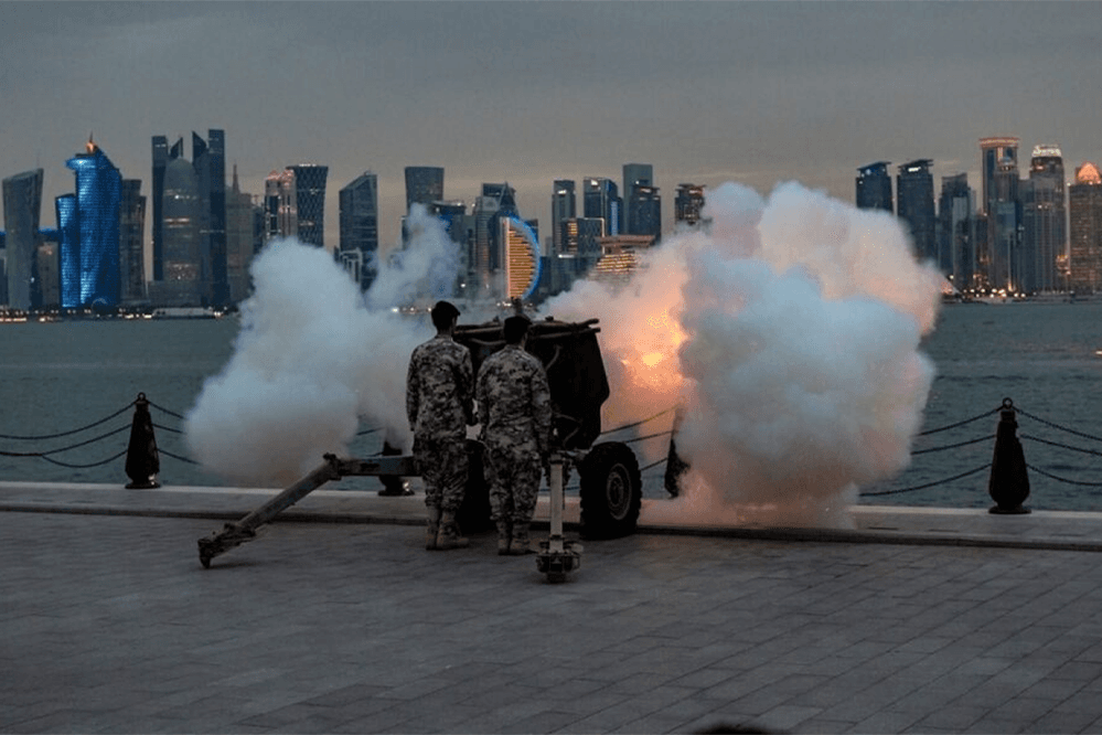 Ramadan Cannon at Old Doha Port